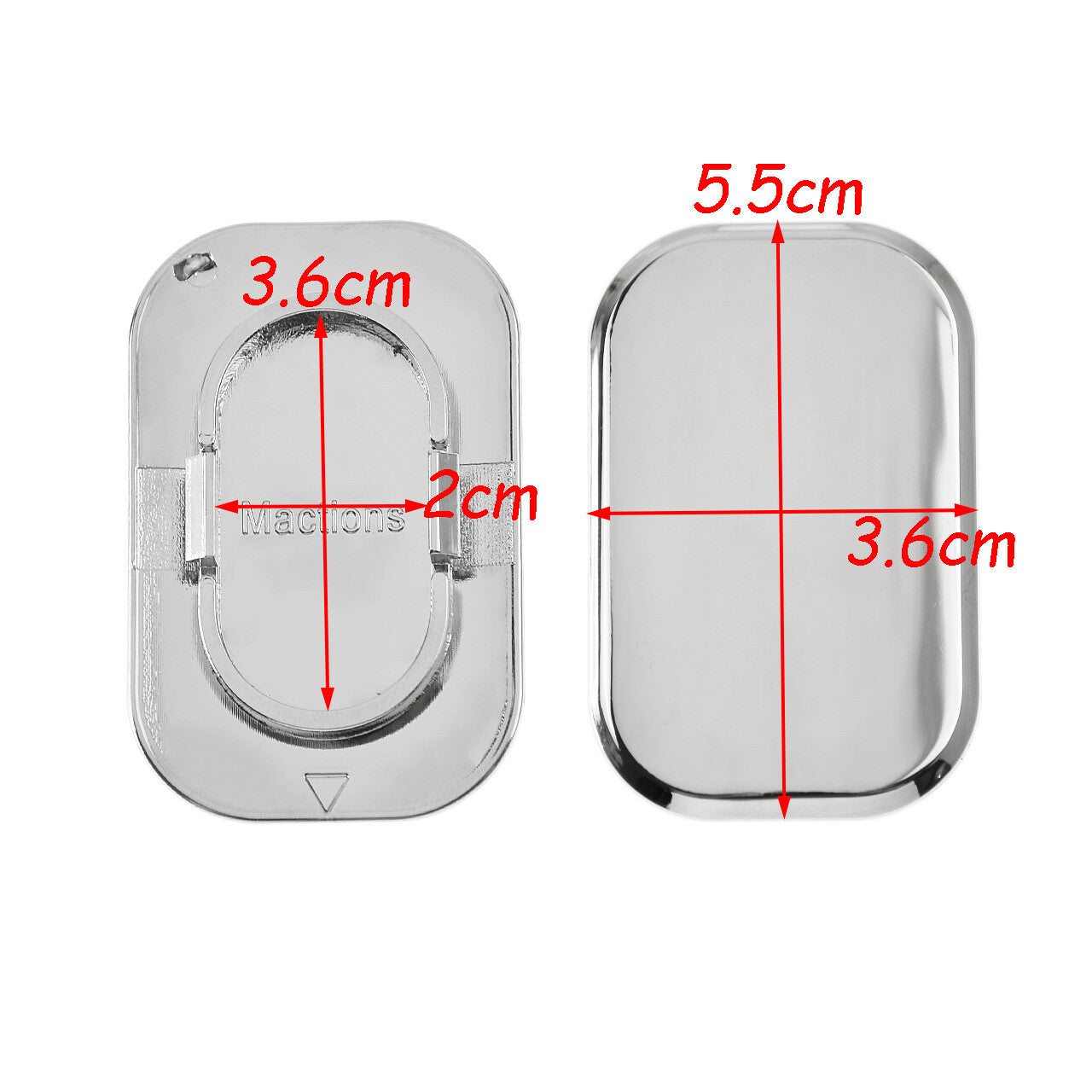 2x Chrome Rear Antenna Hole Plug Filler Cover Fits for Harley Touring 2006-2023