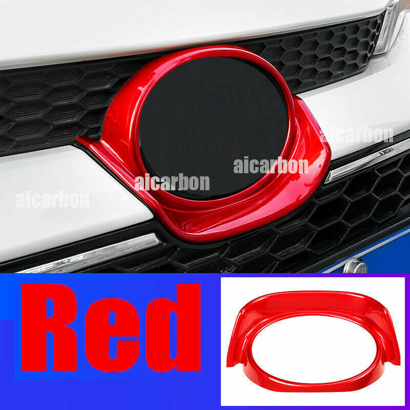 for Toyota for Corolla Sedan 2019-2022 Red Front Grille Emblem Frame Cover Trim