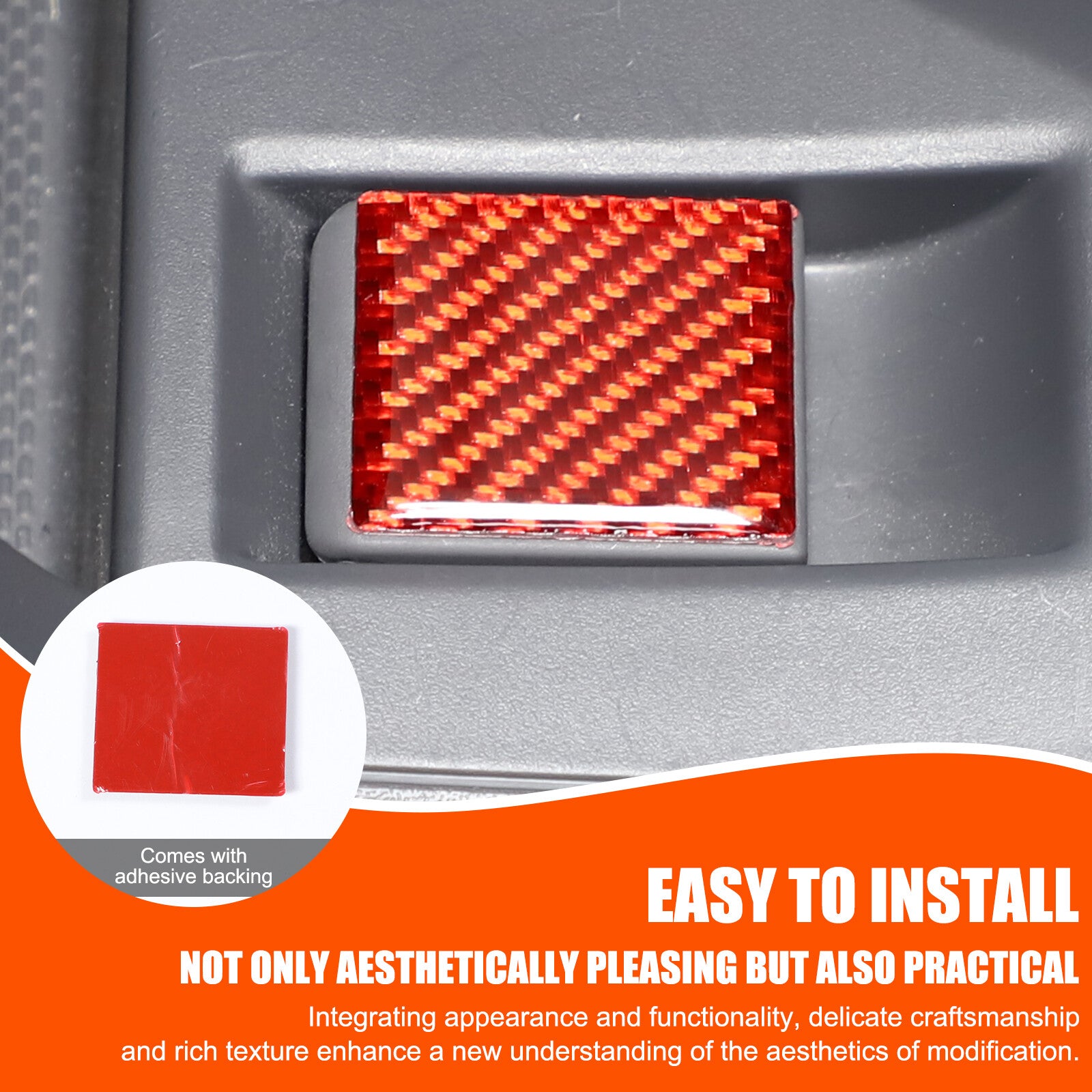 Carbon fiber cigarette lighter switch sticker for Subaru Crosstree 2024-2025 n