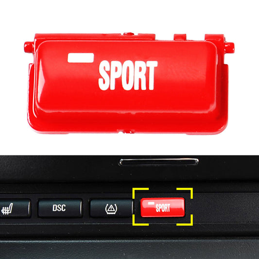 for BMW E Chassis 3 Series E46 M3 1998-2004 Sport Mode Switch Button Cover Red