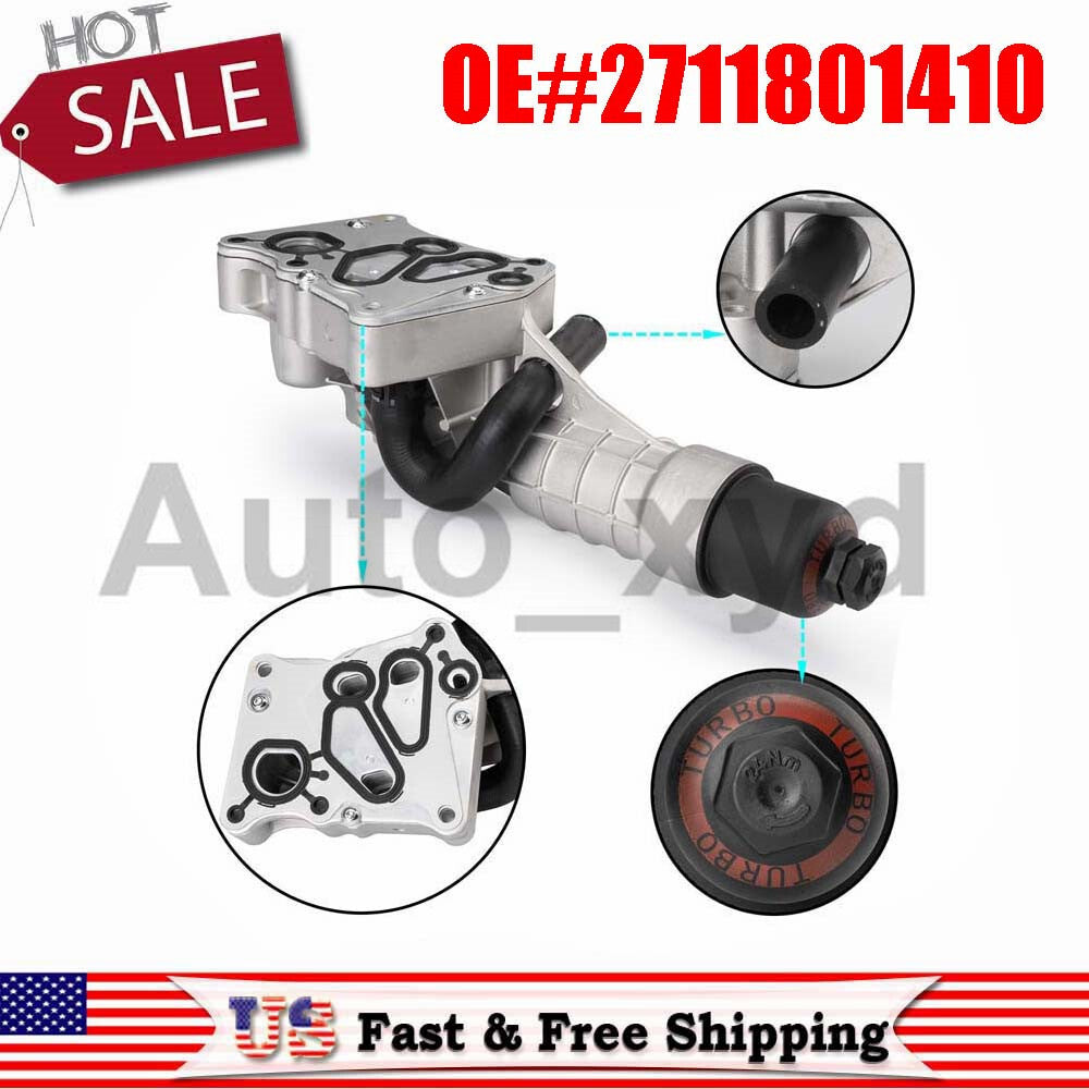 2711801410 Engine oil cooler filter housing for Mercedes-Benz SLK250 C250 Coupe Q