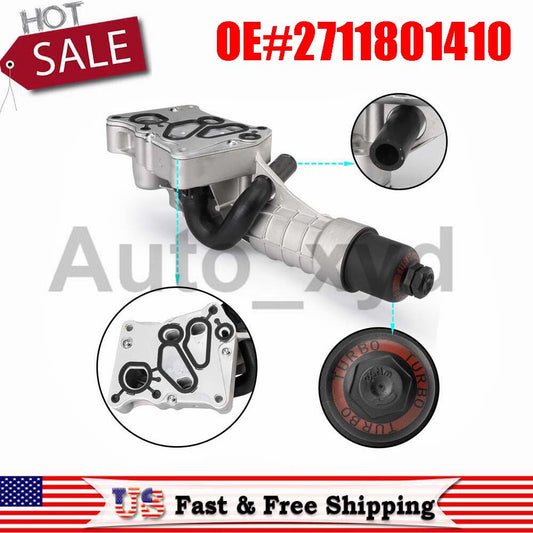 2711801410 Engine oil cooler filter housing for Mercedes-Benz SLK250 C250 Coupe Q