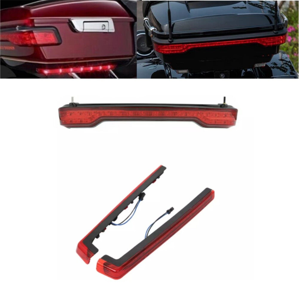 Trunk Red LED Brake Light  Side Marker for Harley King Tour Pak 2014-2023 FLTRU