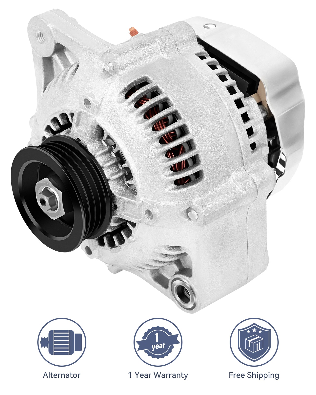 New Silver Alternator Fit for 2000-2002 for Toyota Tundra Cab Pickup 3.4L V6 13671