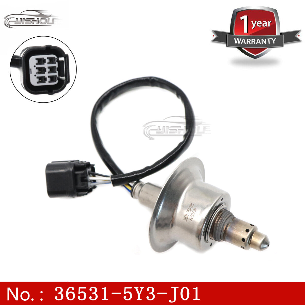 Air O2 sensor 36531-5Y3-J01 is suitable for Honda Accord Hybrid and CR-V Hybrid vehicles. (17-22)