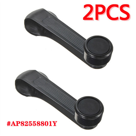 2Pcs New Window Crank Handle Black for Honda for Civic DX EX GX HX LX-Coupe 2 4 Door Q
