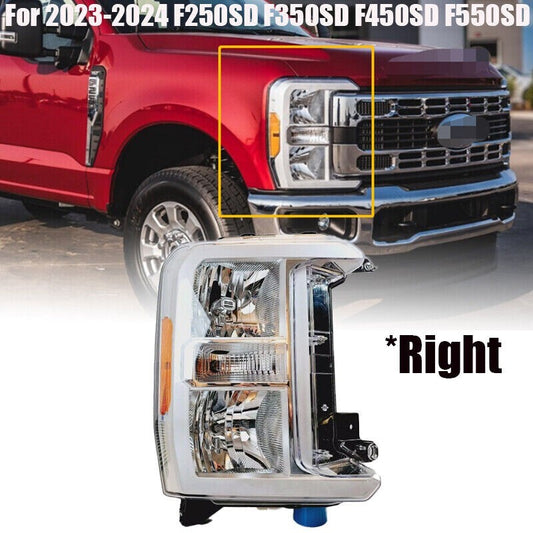 PASSENGER SIDE RH HEADLIGHT PC3Z13008H For 2023 2024 F250SD F350SD F450SD F550SD n