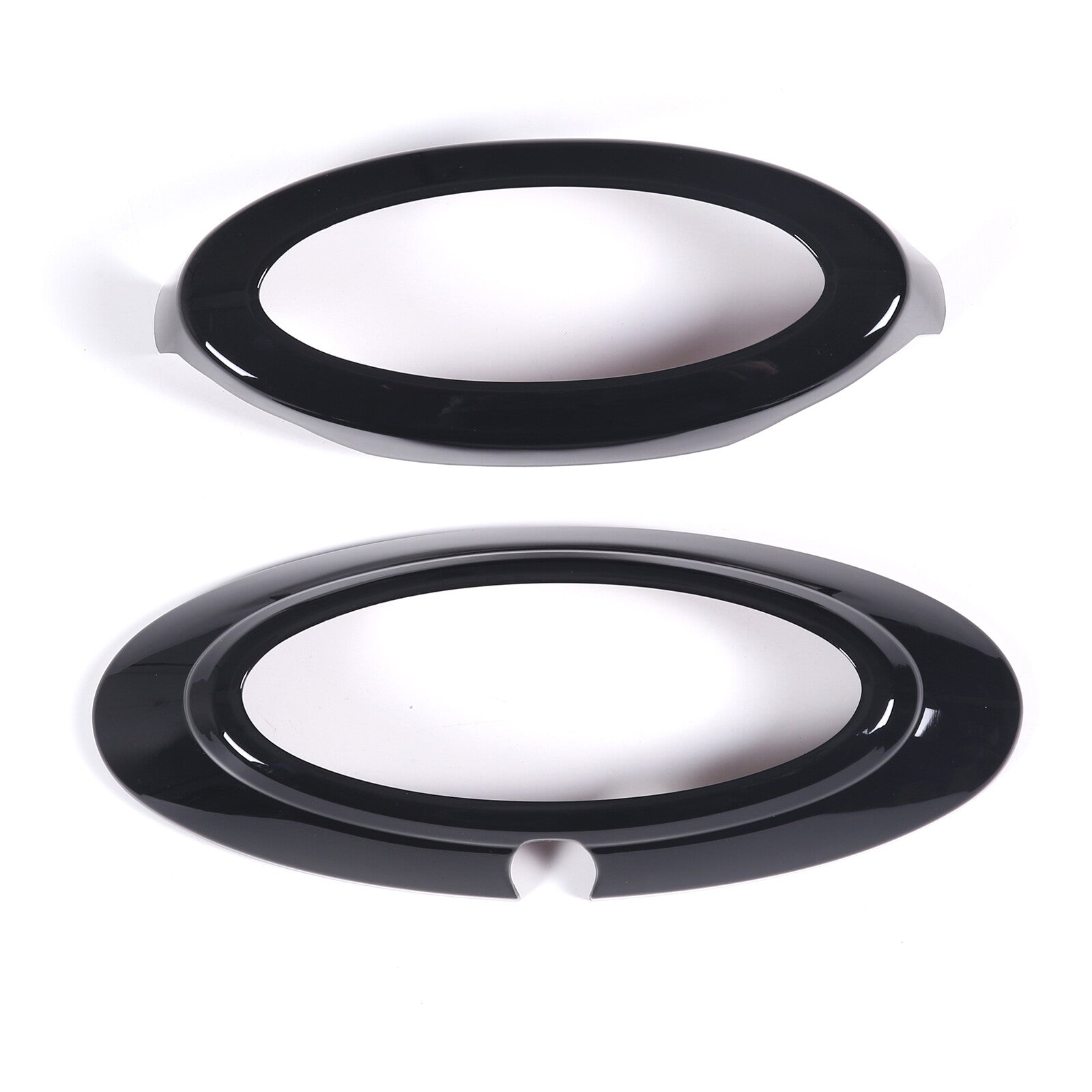 Sleek black front and rear logo badge ring cover trim for the 2022  for ford  Maverick.