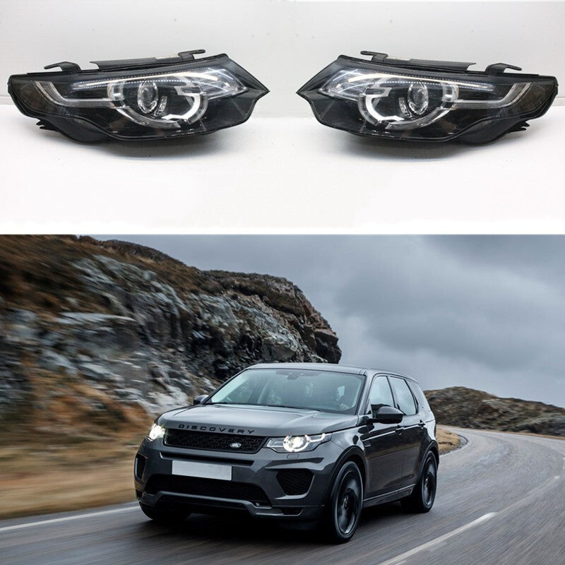 Pair Headlight Assembly for Land Rover Discovery Sport 2015-2019 Front Lamp
