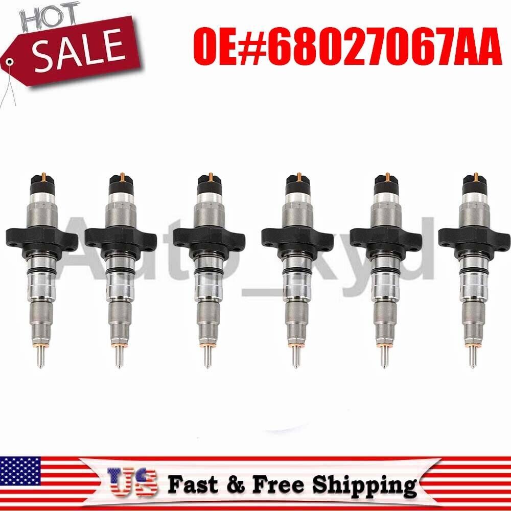 6X 68027067AA Fuel Injectors for Dodge for Ram 2500 3500 6.7L 2007-2012 08 09 10 11