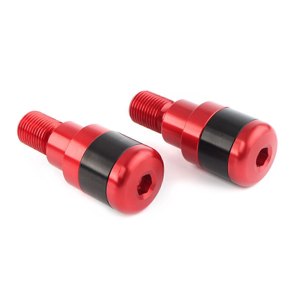 7/8¡±Handle Bar End grip Plugs for Yamaha MT-07 MT-09 FZ07 2014-2015 &MT-10 Red Q