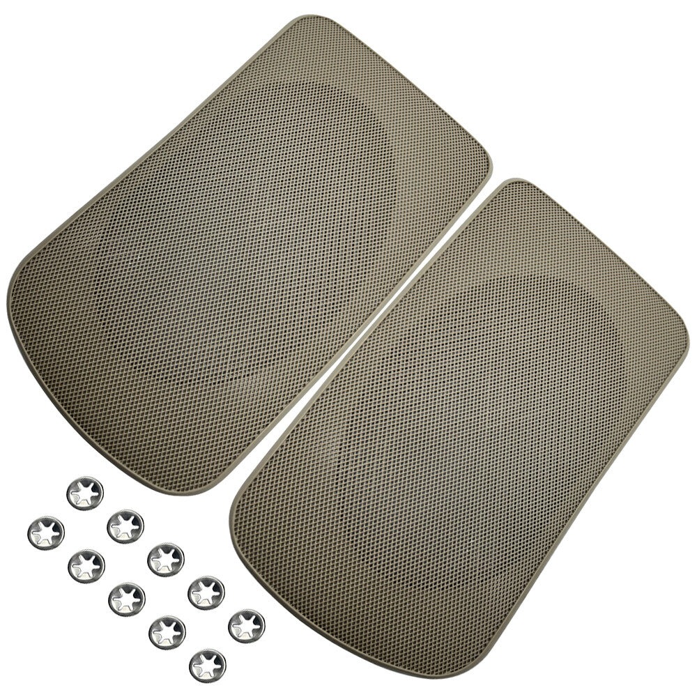 Pair Rear Speaker Grill Cover Tan Replacement 04007-521AA-EO For 2002-2006 for Camry