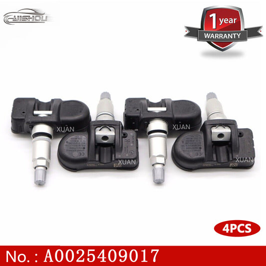 4Tire Pressure Sensor for Mercedes-Benz GL550 GLK350 ML350 R350 S350 A0025409017 Q