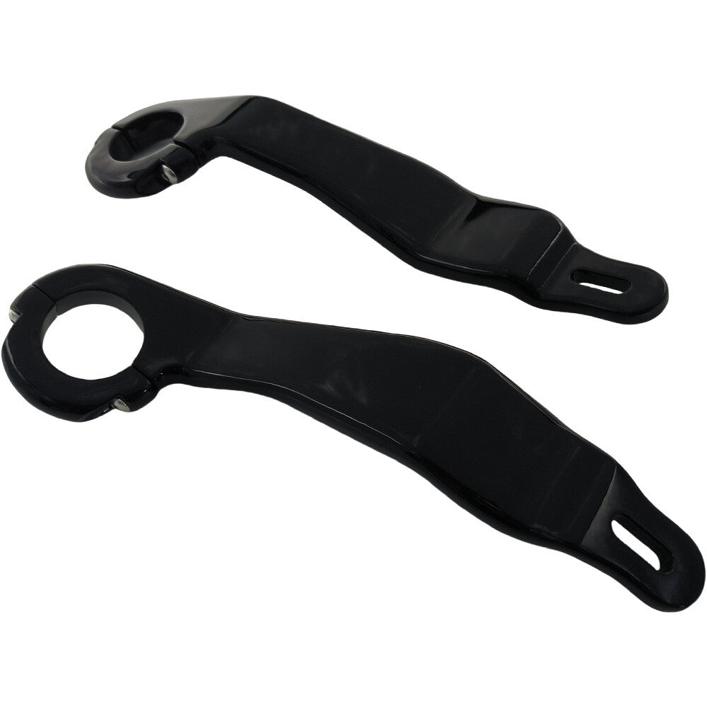 Black Fairing Support Bracket Clamps Fit for Harley Road Glide ST FLHXST 22-23