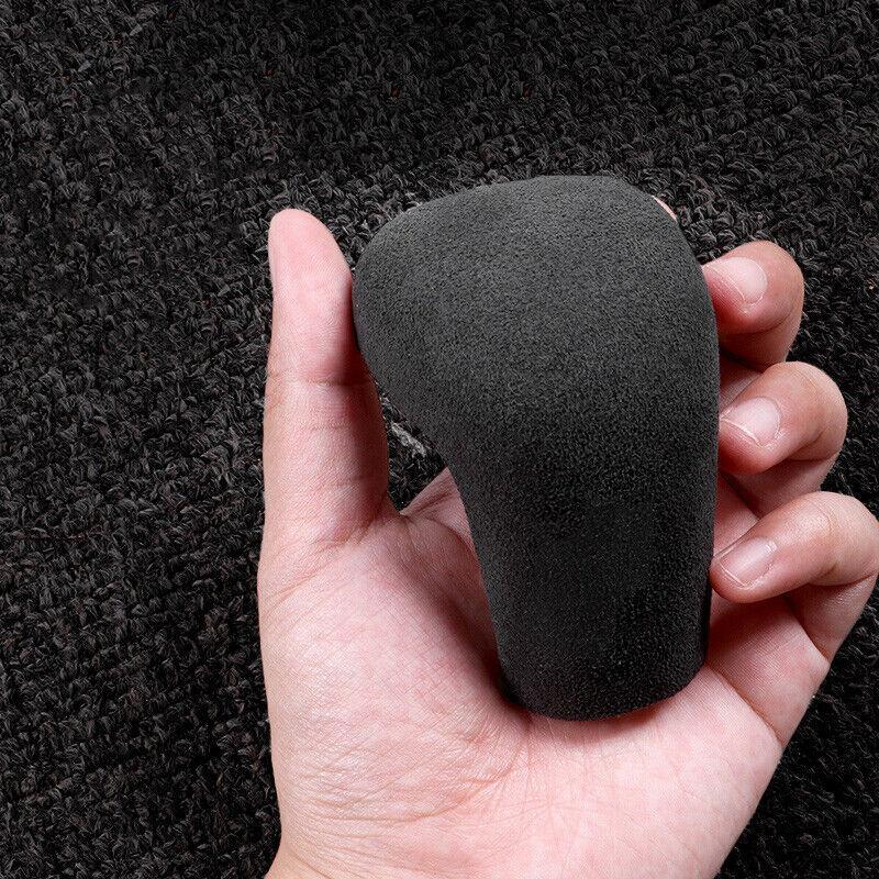 Black Suede Central Console Gear Shift Knob Trim Fit for Toyota for Avalon 2019-2021