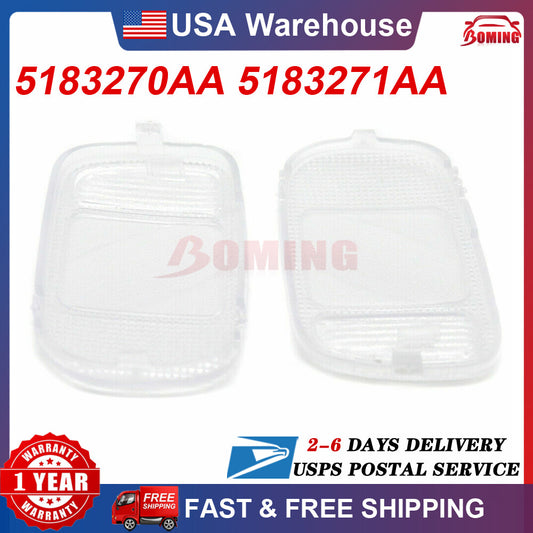 2 Brand New 5183270AA 5183271AA Overhead Control Dome Light Lenses for Dodge for Ram 02-10 Q