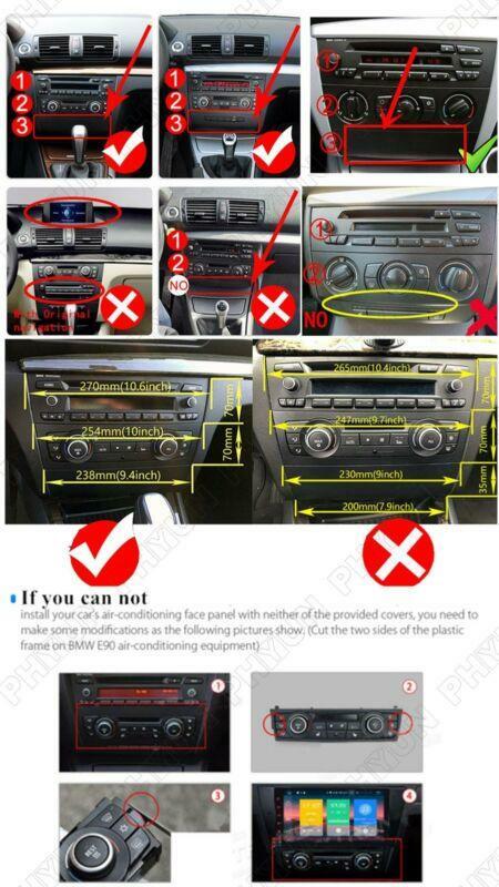 9'' For 2004-2011 1 E88 E82 E81 E87 Android 10.1 Stereo Radio Player n