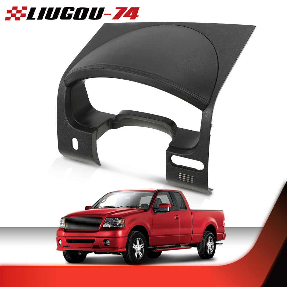 Dash gauge surround bezel cluster, black, suitable for 2004-2008 for Ford F-150s.