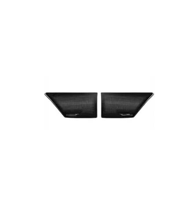 for Cadillac CT4 2020-24 Black Steel Inner Door Rear Speaker Audio Cover Trim 2X