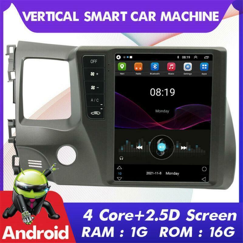 LHD For 2006-11 for Honda for Civic 9.7 Vertical Android 10.1 Car Stereo Radio GPS Navi