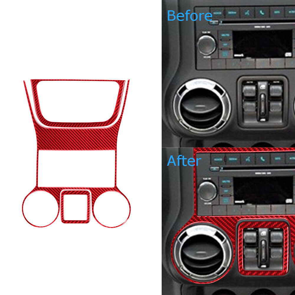 Carbon Fiber Automatic Transmission Console For Outlander 2014-2016 v