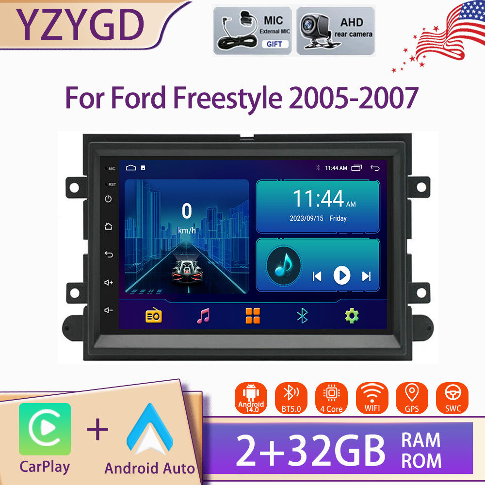 Android Carplay Car Stereo Radio GPS Navi Screen BT for Ford Freestyle 2005-2007