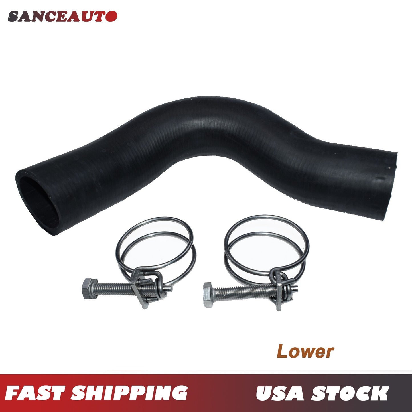 Brand new lower radiator hose and clamp kit for Subaru Forester 2.5 X Turbo XT 2004-2008- n