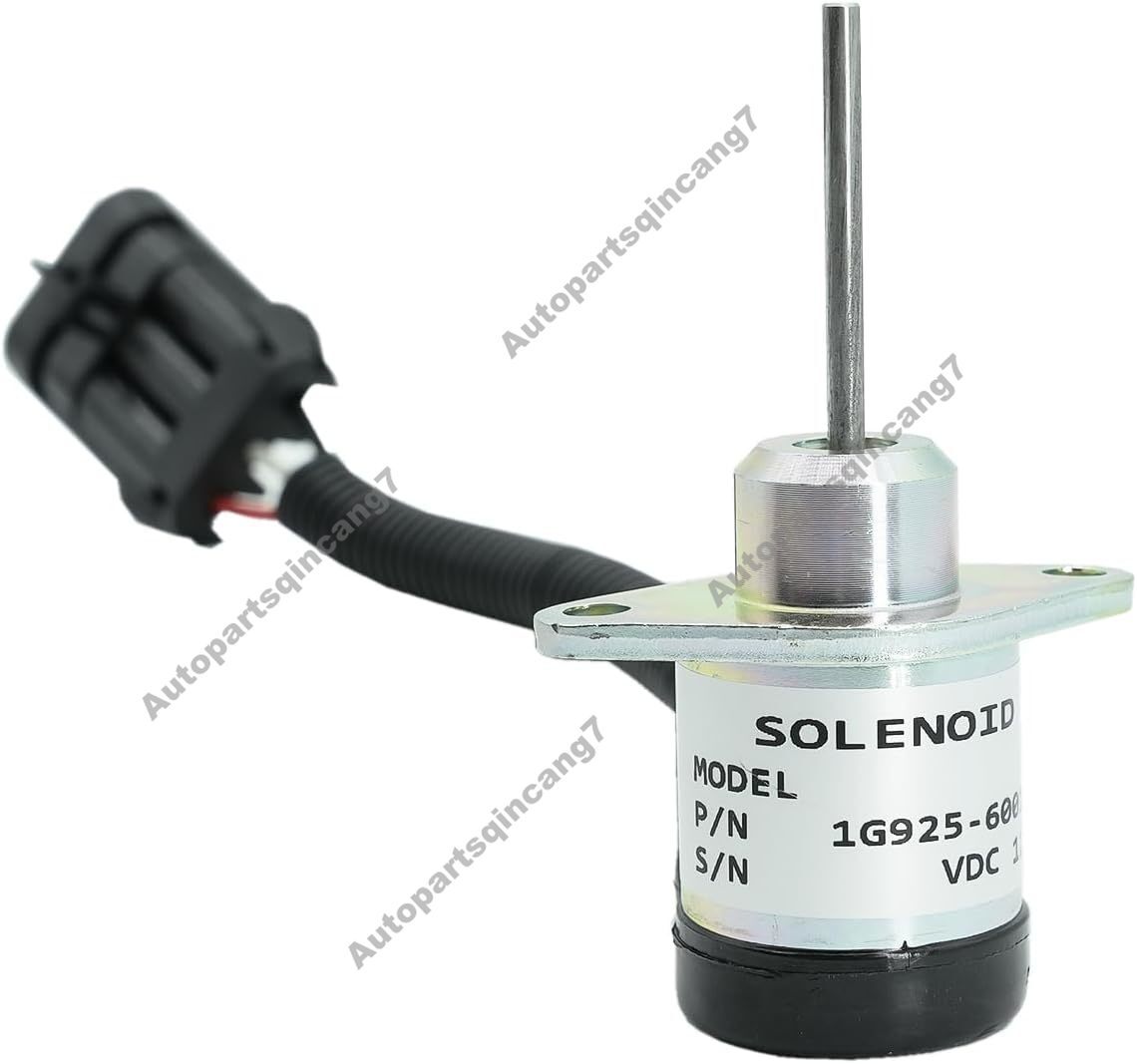 12V Stop Solenoid 1G925-60011 for Kubota Engine V2203 Bobcat Loader S130 S530