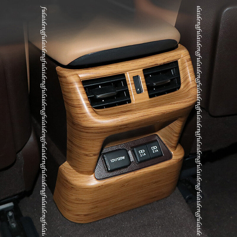 for Lexus ES350/300h/250 2019-2022 Wood grain Rear Air Outlet Vent Cover Trim