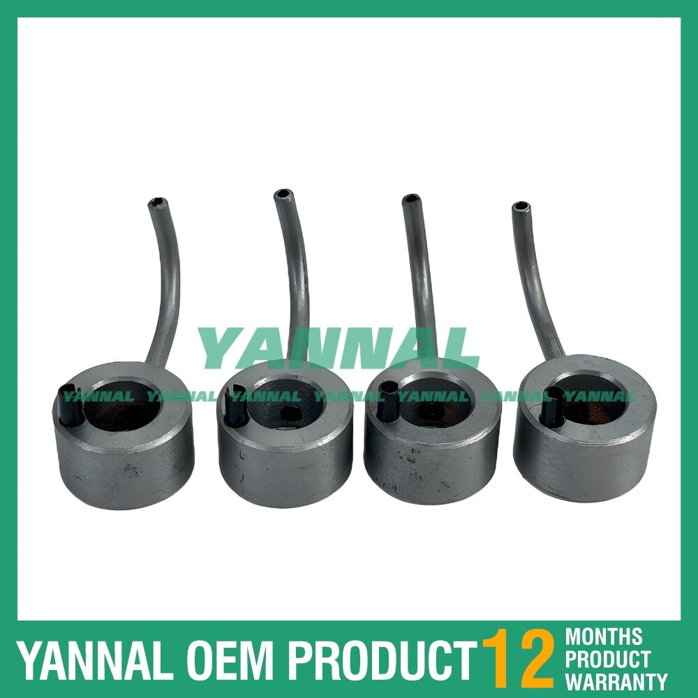 4-piece oil nozzle kit for 4TNV98 engine parts -