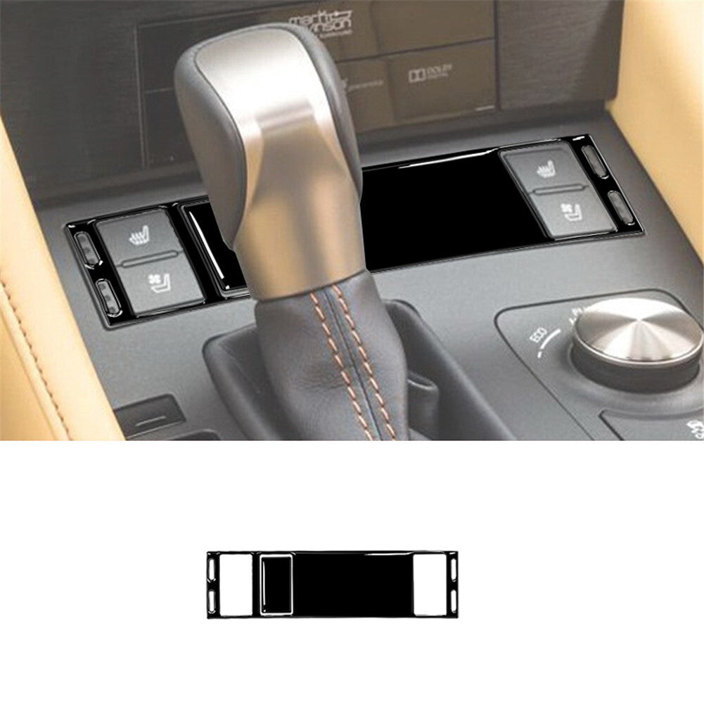 Gloss Black for Seat Heating Control Cover Trim for Lexus RC300 350 200T 2015-2020