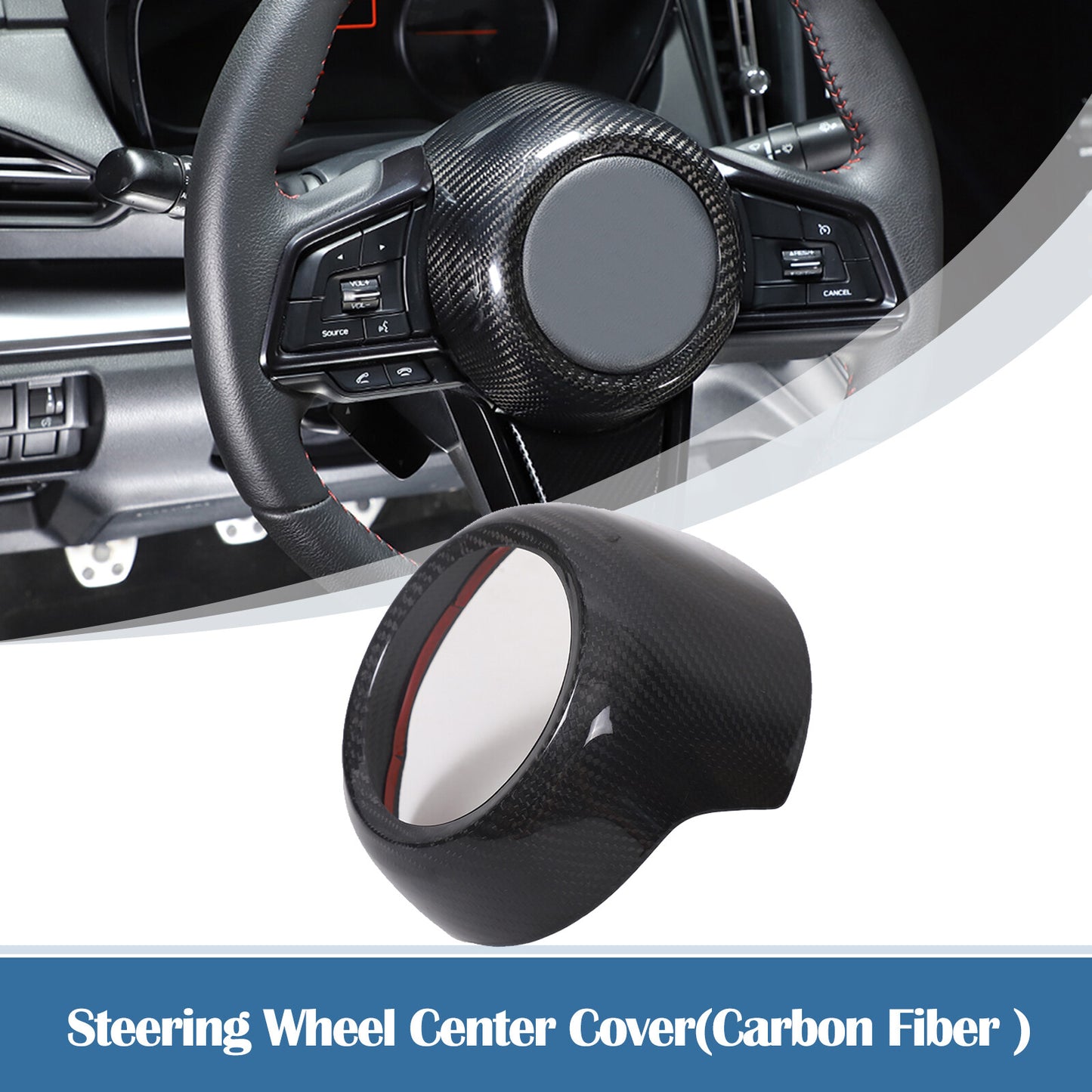 Carbon Fiber Gear Shift Knob Cover Trim ABS for 3 E90 E92 93 2005-12- v