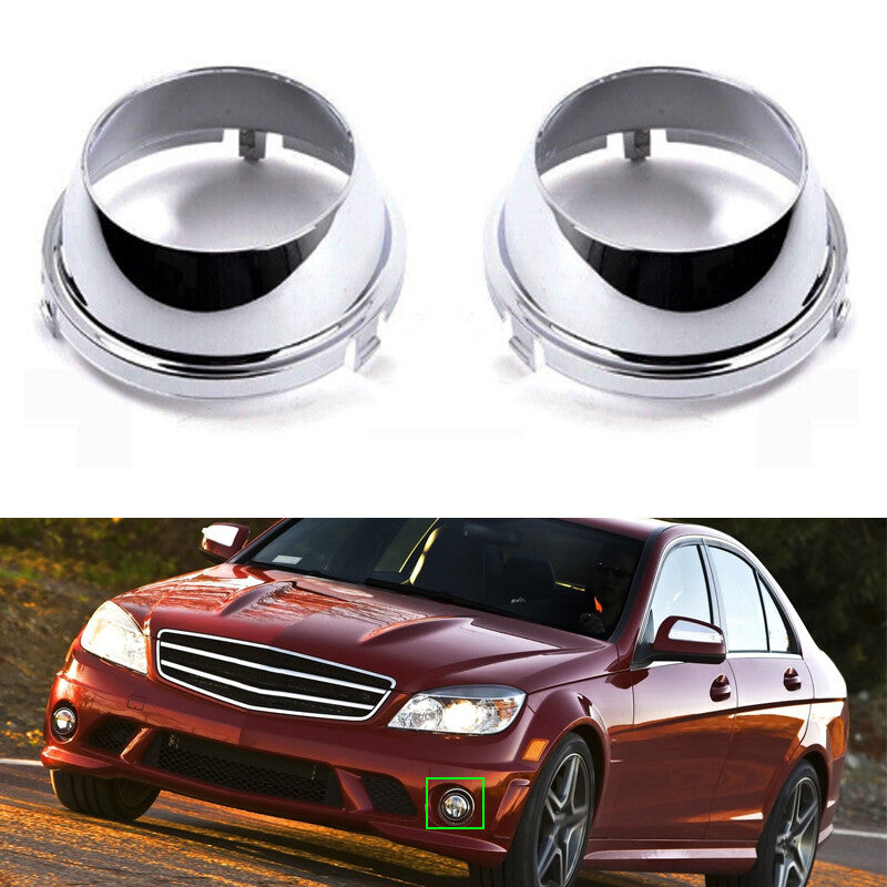 for Mercedes-Benz C63 AMG 2008-2011 1 Pair Front Bumper Fog Light frame