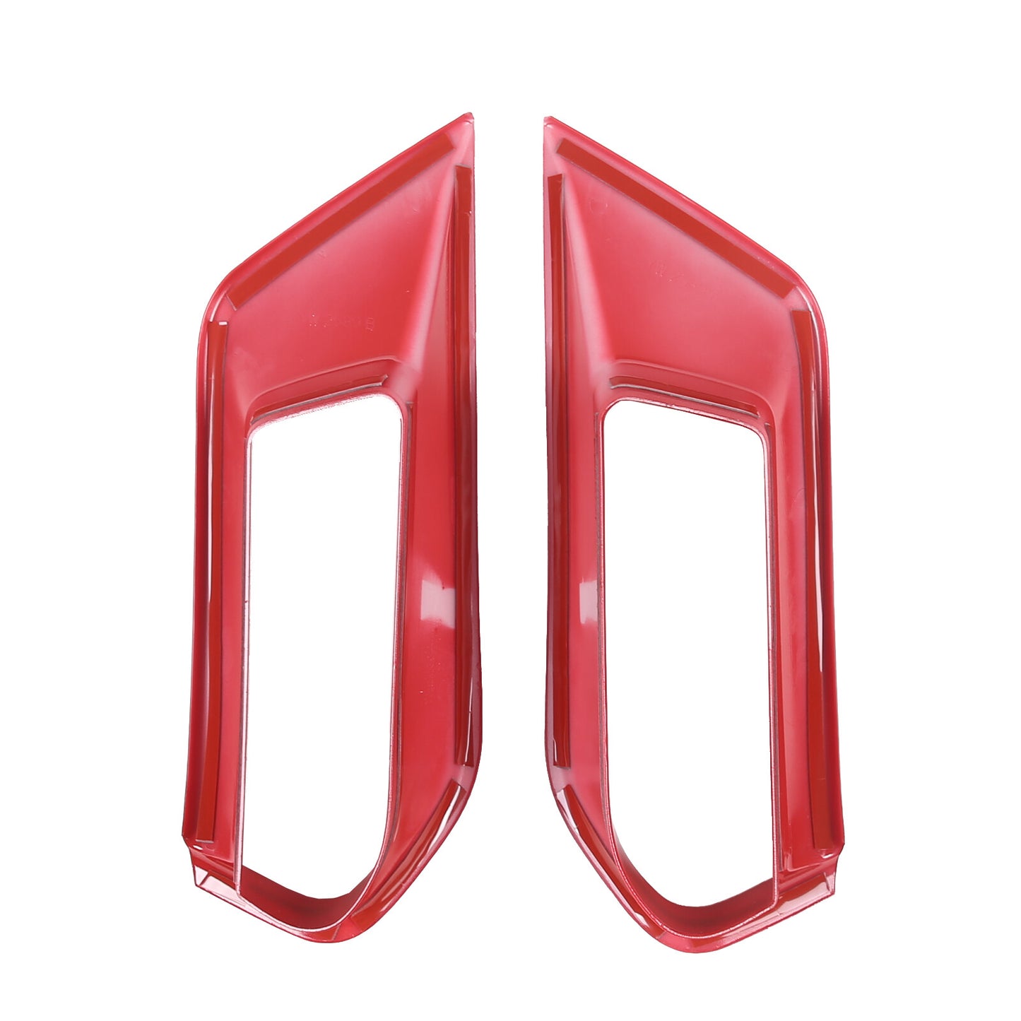 2 Piece forted Carbon Fiber ABS Interior for Seat Memory Cover Trim for Hummer H2 2003-2007 - v