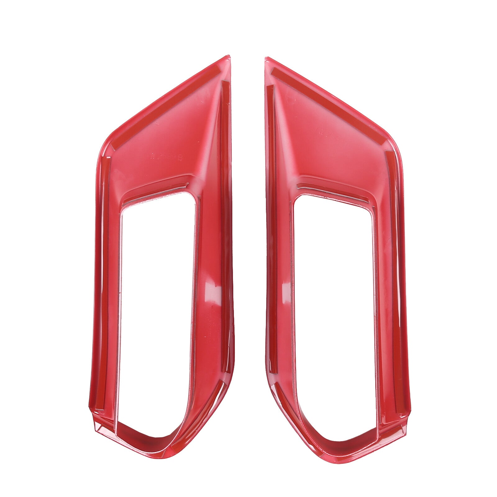 2 Piece forted Carbon Fiber ABS Interior for Seat Memory Cover Trim for Hummer H2 2003-2007 - v