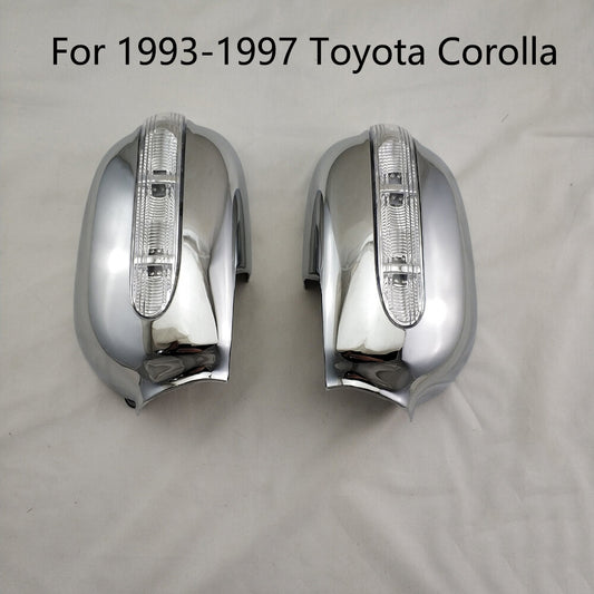 1 Pair Side Mirror Cover Trim For 93-97 for Toyota for Corolla Decoration Trim AE110