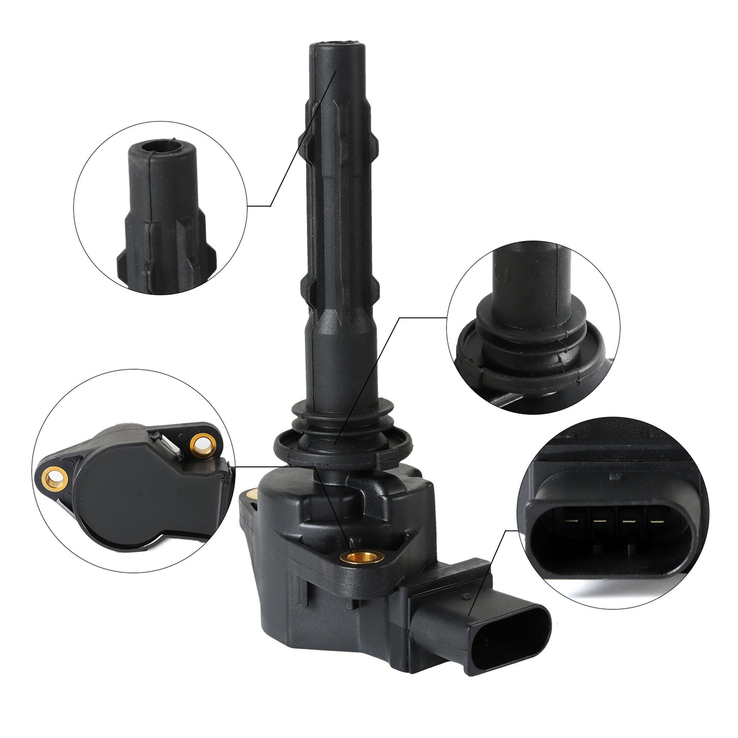 6Ignition Coils+Iridium Spark Plugs For GLK350 C300/350 UF535 n