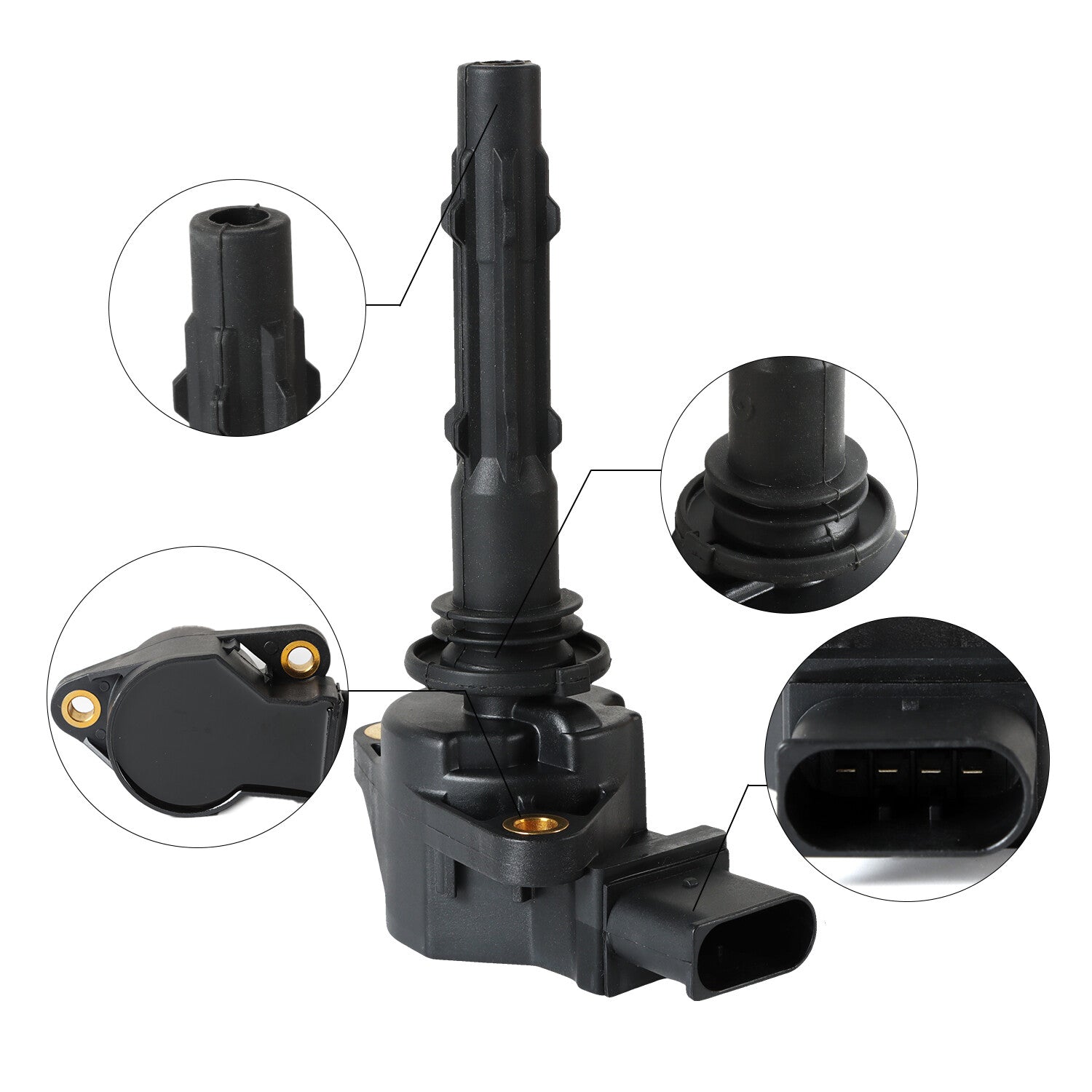 6Ignition Coils+Iridium Spark Plugs For GLK350 C300/350 UF535 n