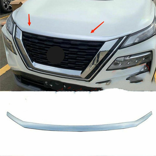 for Nissan Rogue 2021 2022 ABS Chrome Front Hood Bonnet Lip Molding Cover Trim