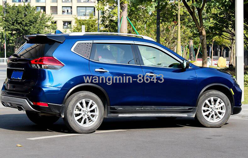 for Nissan Rogue Sport 2017-2022 Chrome Window Visor Vent Sun Shade Rain Guard