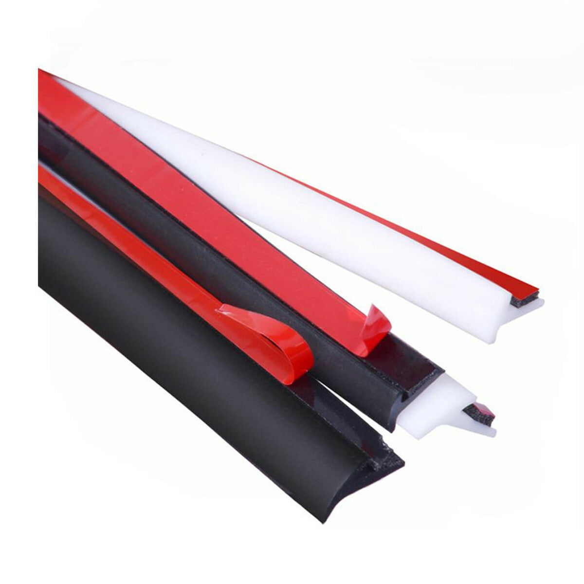5M Car Sealing Strips Double-Sided Tape Weatherproof Bumper Lip Edge Trim