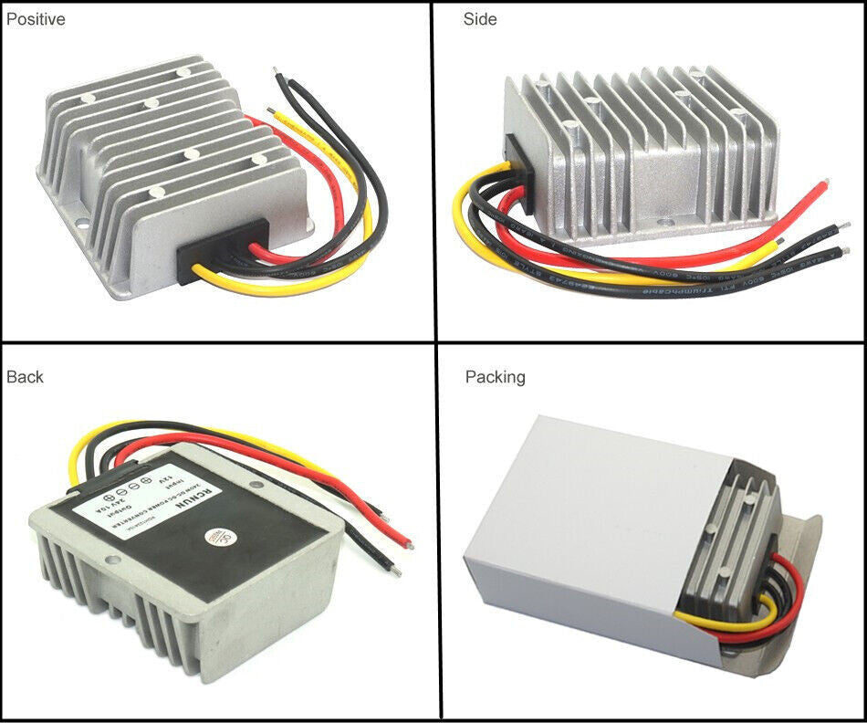 Car Power Voltage Stabilizer Regulator 8-40V To 12V 6A 72W Converter Waterproof