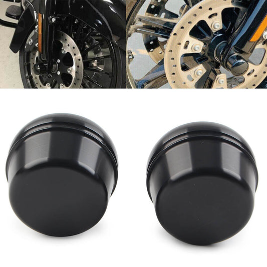 Front Axle Cap Nut Covers for Harley Electra Glide Ultra Classic FLHTC FLHTCU Q