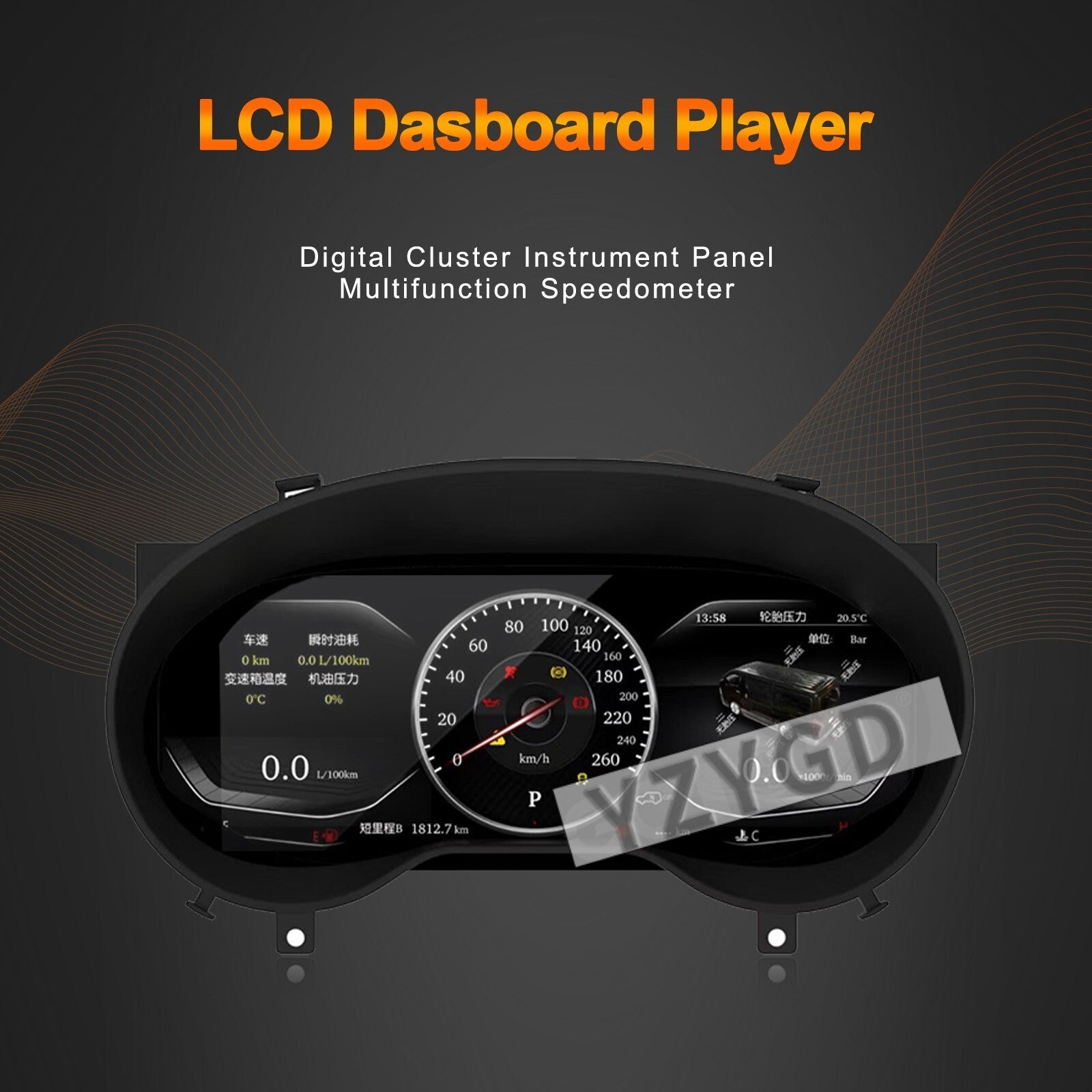 for Mercedes for Benz A CLA GLA AMG 2013-2019 LCD Car Digital Cluster Instrument Q