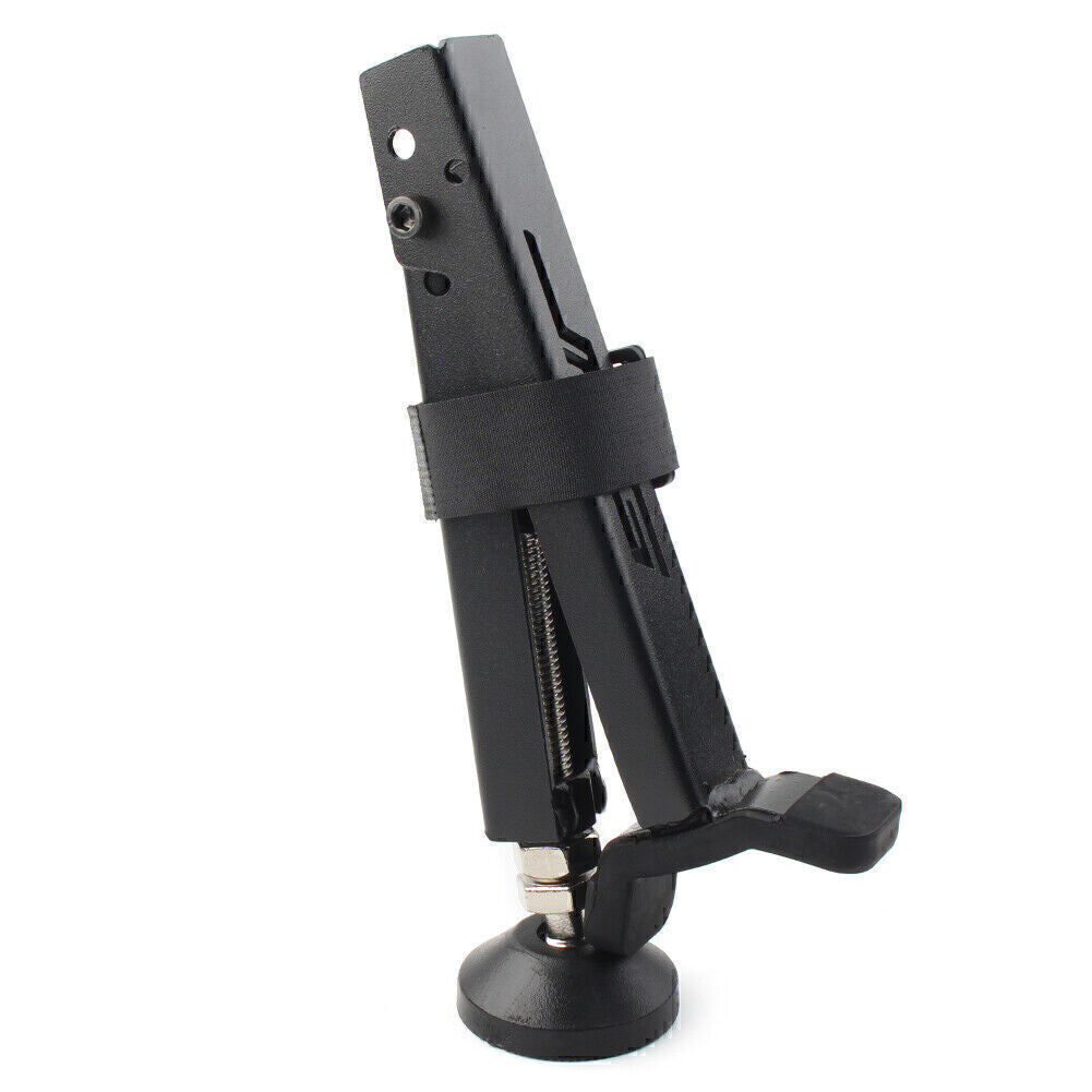 Motorcycle Side Rear Wheel Stand Support Fit Foldable Tire Repairing Tool Black Q