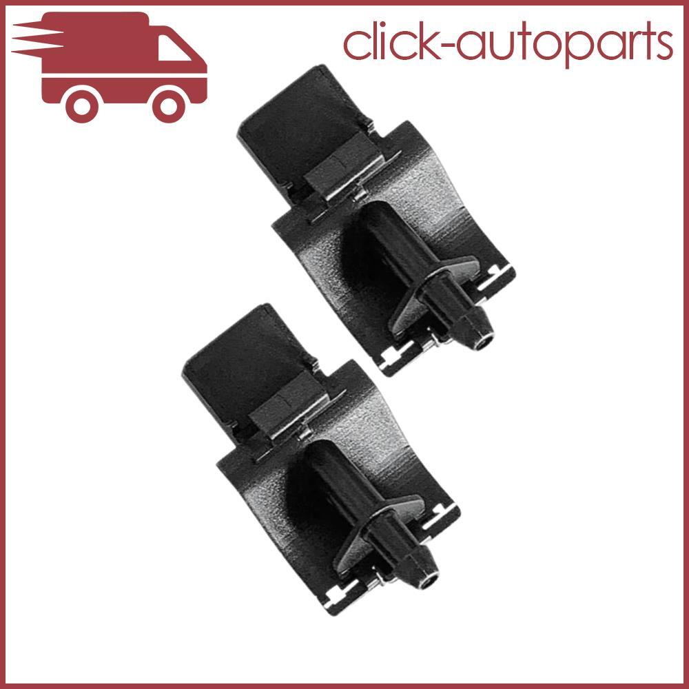 2Pcs Front Windscreen Wiper Washer Spray Nozzle Black Fits For Ranger Mk3 Mk4
