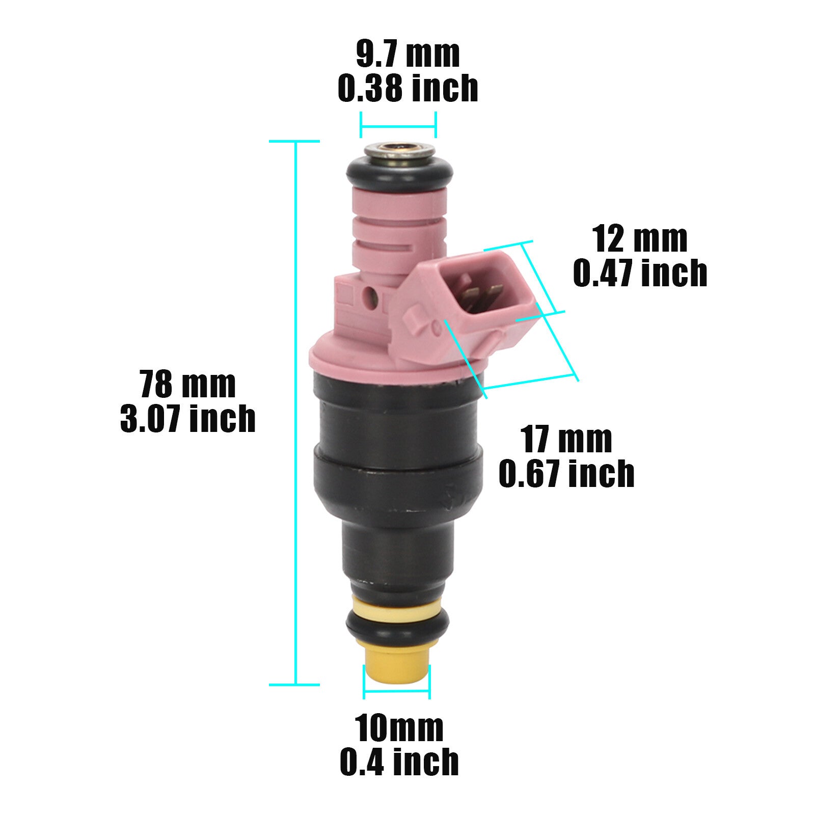 Set of 6 Fuel Injectors for BMW 328i 328is 528i Z3 M3 2.8L 3.2L 0280150440