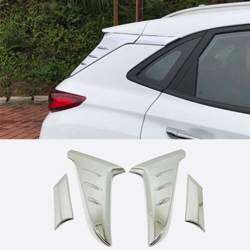 4P Chrome Car Door Body Side Molding Panel Cover Trim For Kicks 2017-2021 v