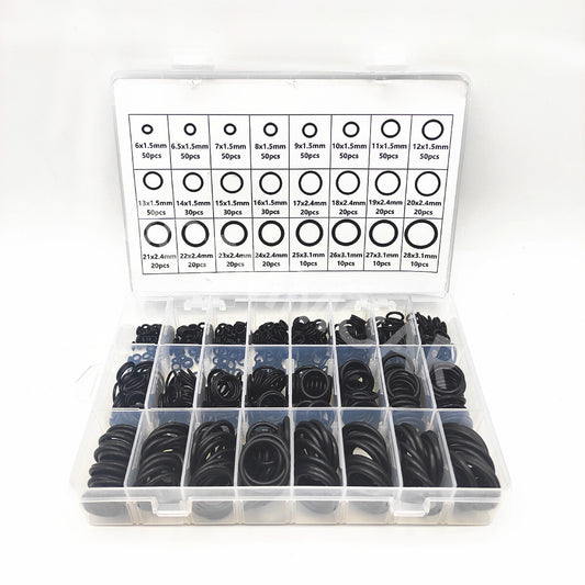 800x 24 Sizes O-Ring Gasket Seals Washer Rapid Seal Repair Kit for Plumbing Air