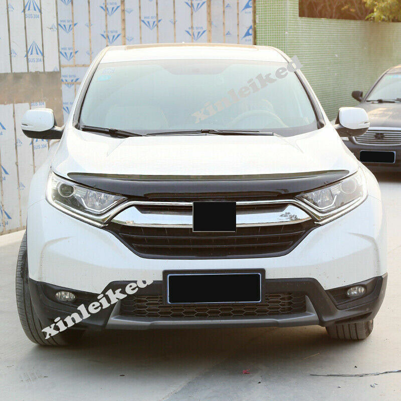 for Honda CRV CR-V 2017-2019 Black Acrylic Front Bonnet Guard Hood Cover Trim 1x